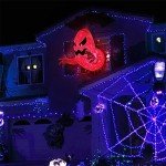 Inflatable Flying Ghost with LED Halloween Decor