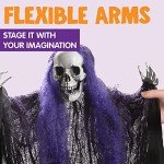 3-Piece Hanging Grim Reaper Halloween Decoration Set