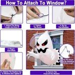 Inflatable Flying Ghost with LED Halloween Decor