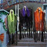 3-Piece Hanging Grim Reaper Halloween Decoration Set