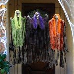 3-Piece Hanging Grim Reaper Halloween Decoration Set