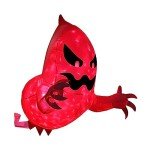 Inflatable Flying Ghost with LED Halloween Decor