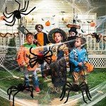 HOPOCO Halloween Plush Spider Set - 6 Sizes