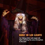 Animated Hanging Witch 182.9cm with Sound Activation