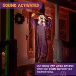 Animated Hanging Witch 182.9cm with Sound Activation