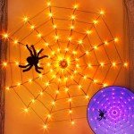 Eambrite Halloween Spider Web Lights - Spooky Decor