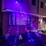 Eambrite Halloween Giant Black Spider Web Lights