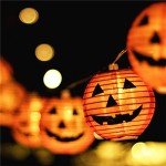 Halloween LED Pumpkin String Lights - 1.5M/5ft