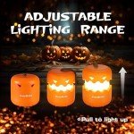 Collapsible Pumpkin Lanterns - 3-Pack Halloween Set
