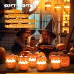 Collapsible Pumpkin Lanterns - 3-Pack Halloween Set