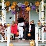 Halloween Pumpkin Paper Lanterns with Tassels - 8 Pack