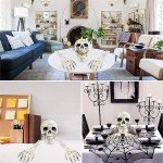 Zemolo 3Pcs Realistic Skeleton Decor Set
