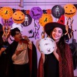 Halloween Pumpkin Paper Lanterns with Tassels - 8 Pack