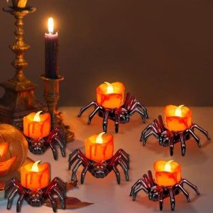 Battery Operated Halloween LED Tea Light Candles