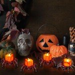 Battery Operated Halloween LED Tea Light Candles