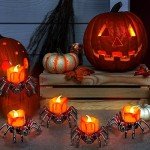 Battery Operated Halloween LED Tea Light Candles
