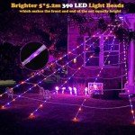 Giant 5m LED Halloween Spider Web Lights