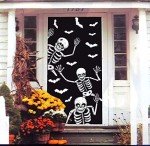 Bloody Handprint Footprint Halloween Window Clings Set