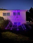Giant 5m LED Halloween Spider Web Lights
