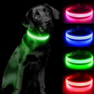 LED Flashing Dog Collar - Waterproof & Rechargeable