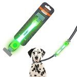 LED Light-Up Dog Collar with Waterproof Accessories