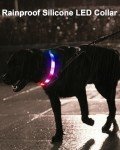 Joytale Rechargeable LED Dog Collar with 9 Modes