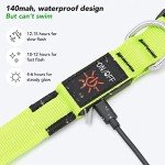 KOSKILL LED Light-Up Dog Collar, Rechargeable & Waterproof