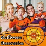 DQMOON 76cm Halloween Witch Dartboard with Sticky Balls