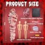 Creepy Halloween Dead Body Prop Set