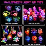 68 Pack Light Up Halloween Party Favors
