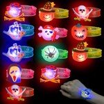 LED Light-Up Halloween Party Bag Fillers – 12 Pack