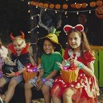 LED Light-Up Halloween Party Bag Fillers – 12 Pack