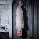 Animated Hanging Skeleton with LED Eyes and Sound