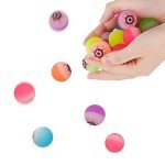 Glow-in-the-Dark Halloween Bouncing Eyeballs - 12 Pack