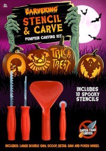 CARVEKING Pumpkin Carving Stencil and Tool Set