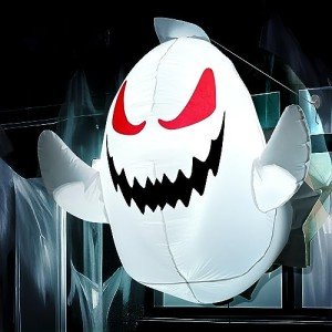 Inflatable Scary Flying Ghost for Halloween Decor