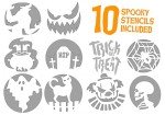 CARVEKING Pumpkin Carving Stencil and Tool Set