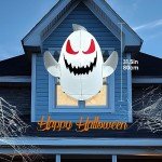Inflatable Scary Flying Ghost for Halloween Decor