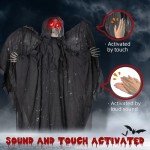 Grim Reaper Outdoor Halloween Animatronic Decoration