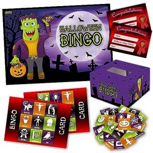 Halloween Bingo Game for Family Fun - 20 Players