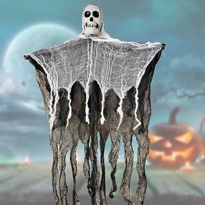 Hanging Skeleton Ghost Halloween Decoration Prop