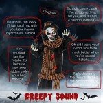 Animated Talking Circus Clown Halloween Decoration