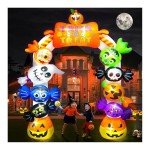 Kalolary 10FT Inflatable Halloween Candy Decorations with LED