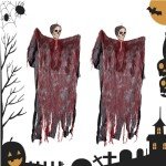 EYQ Halloween Decorations - 2 Medium Ghosts