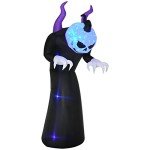 Inflatable 2.1m Outdoor Flame Horn Decoration