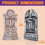 Halloween Tomb Decorations - 5 Pack with Stakes