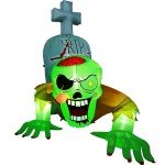 Camuland Outdoor Inflatable Green Zombie Decoration
