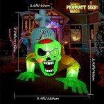 Camuland Outdoor Inflatable Green Zombie Decoration
