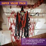 JOYIN Halloween Hanging Ghost Decorations Set of 3