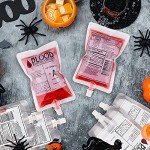 Halloween Blood Bag Infusion Set with Funnels